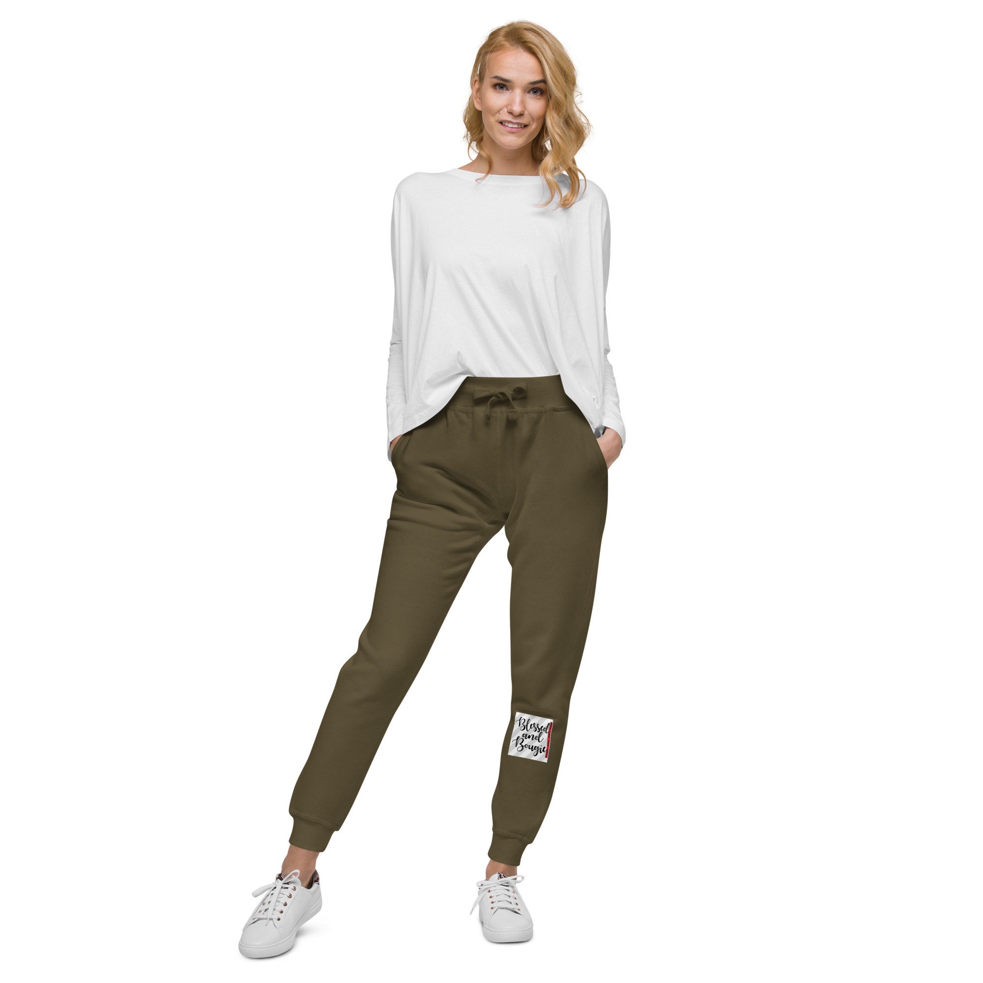 Blessed & Bougie Unisex Fleece Sweatpants - Etsy Blessed & Bougie Unisex Fleece Sweatpants - Etsy