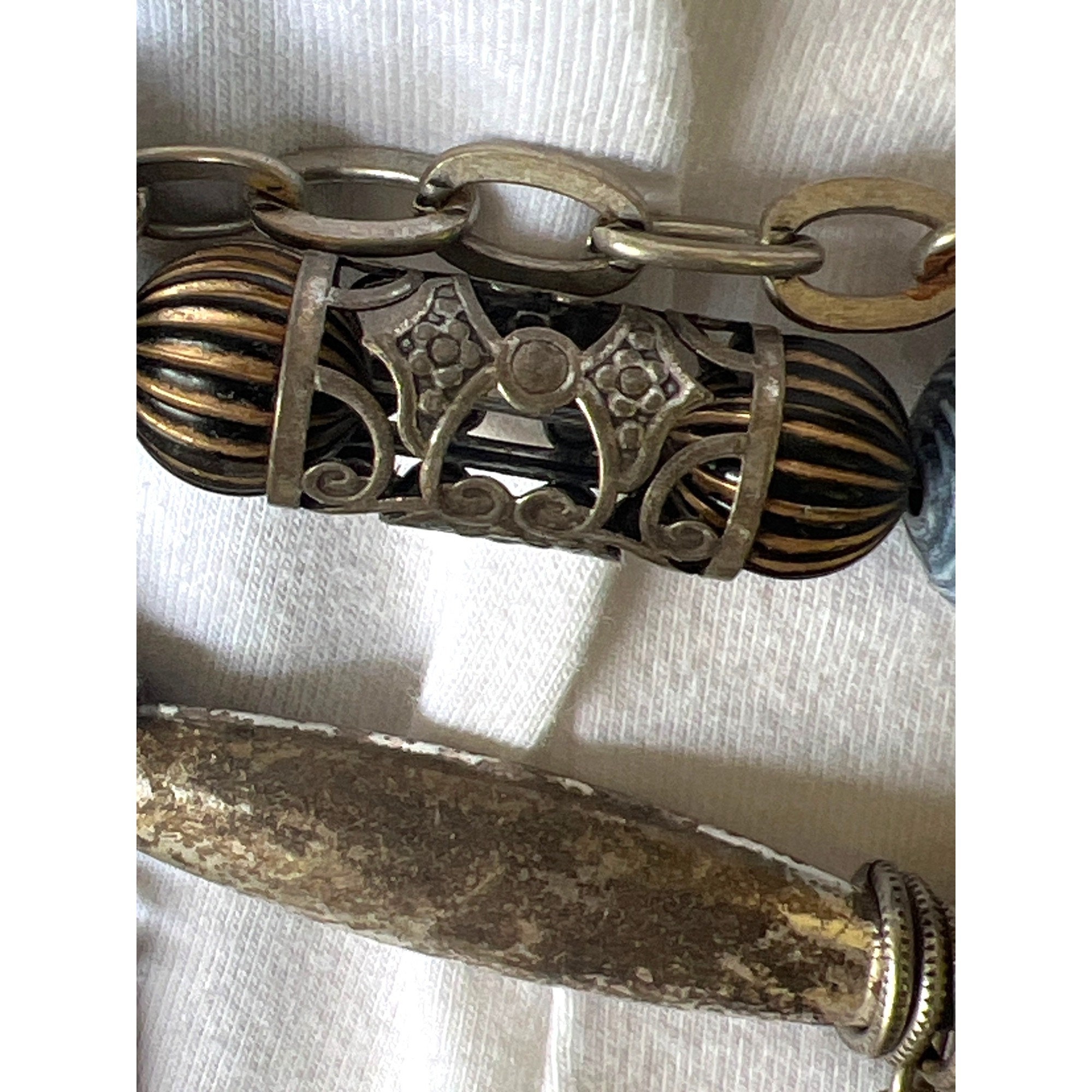 Southwestern Metal And Ceramic Belt -- 48\