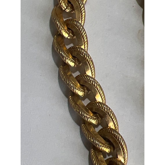 Napier Vintage Textured Link Bracelet -- 7" - image 4