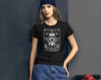 T-shirt à manches courtes pour femmes, reine des abeilles, t-shirt pour femmes, reine des abeilles