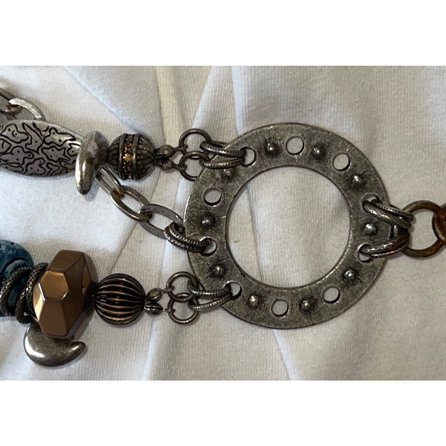 Southwestern Metal And Ceramic Belt -- 48\