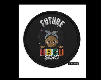HBCU Girl Embroidered patches