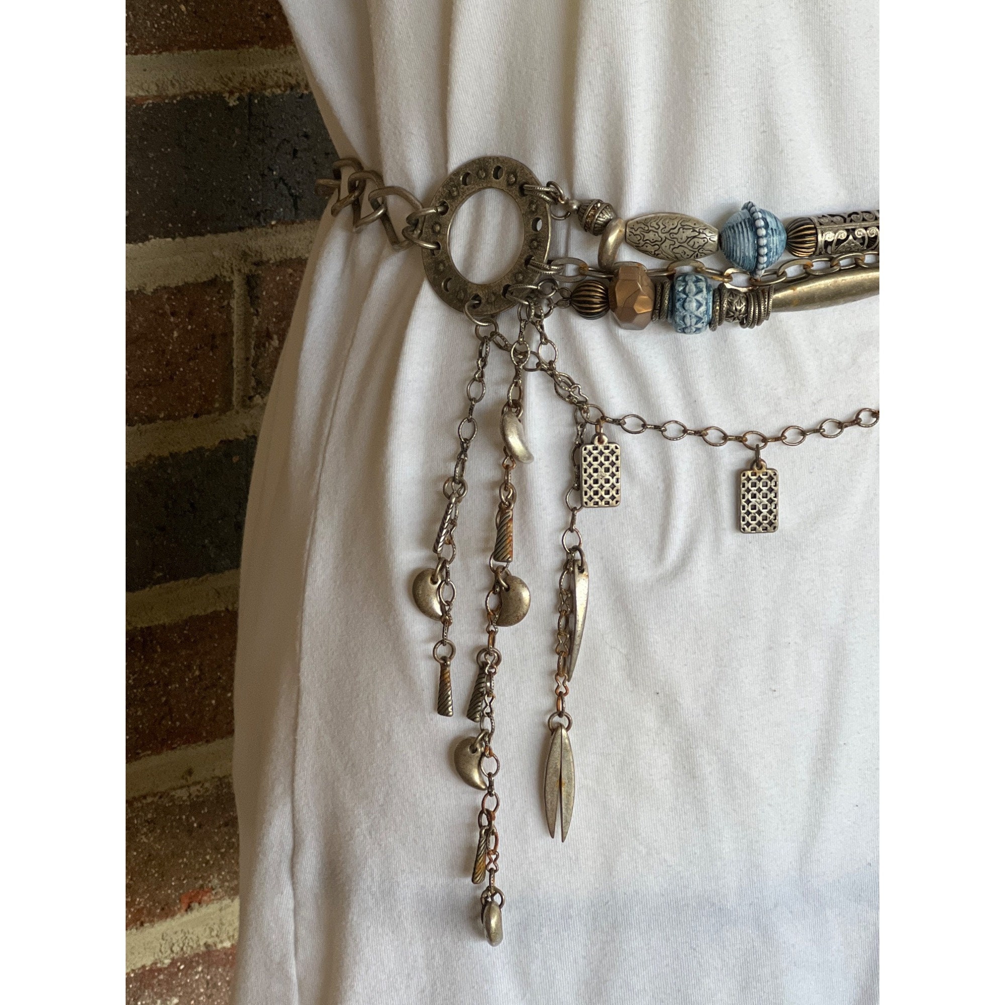 Southwestern Metal and Ceramic Belt -- 48