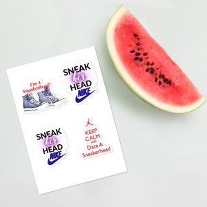 Sneaker Head Sticker sheet