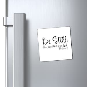 Be Still Magnets Christian Magnet