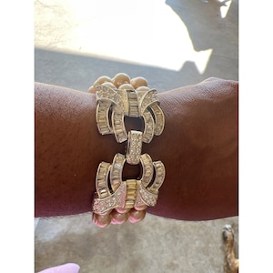 Vintage Carolee Creamy Off-White Evening Bracelet