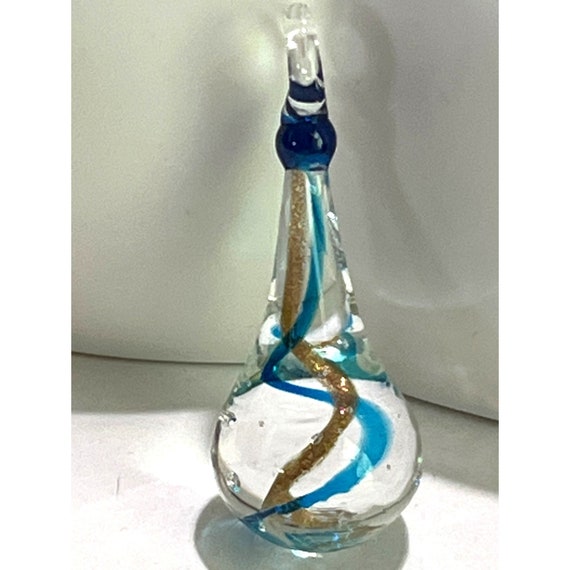 Glass Glitter Spiral Pendant - image 5