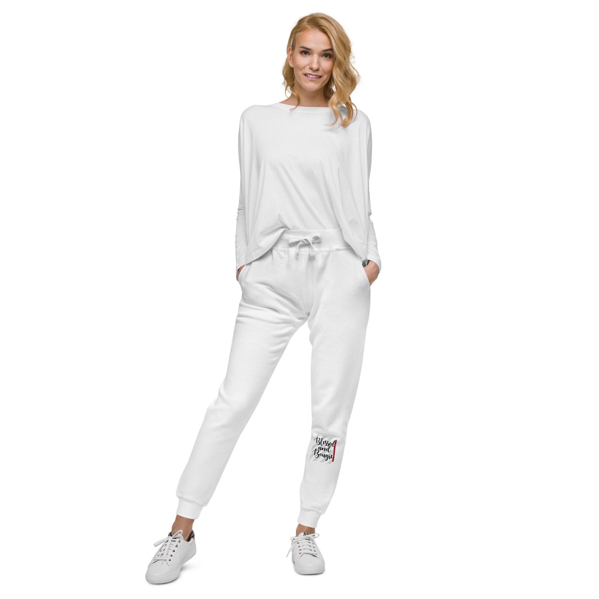 CREATURES IN THE CLUB: BLESSED BUNZ SWEATPANTS - MIST GREY
