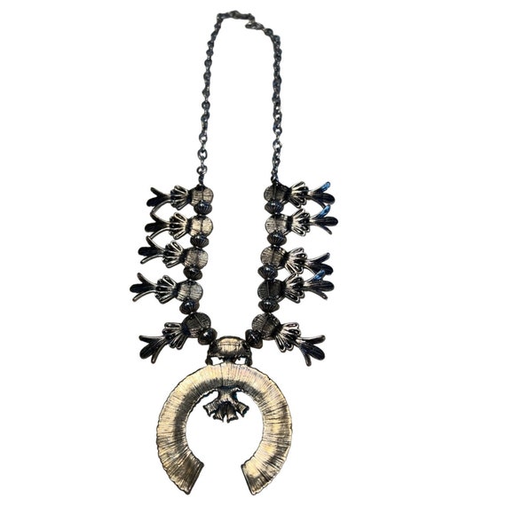 Squash Blossom Necklace 22" Gem