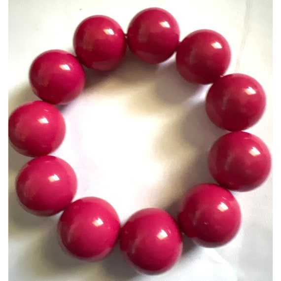 Artisan Red And Black Wood Stretch Bracelet (Set … - image 5