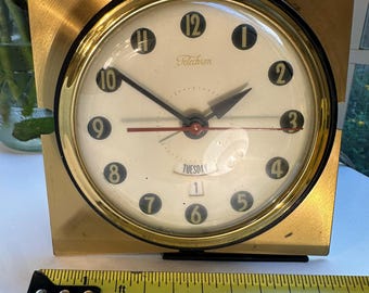 Vintage General Electric Telechron Clock Model 2H104, Tested