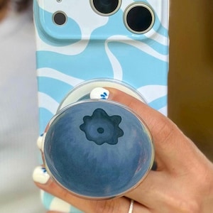 Blueberry MagSafe Phone Grip, Magnetic Kindle Holder