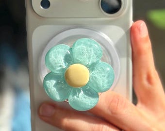Resin Flower MagSafe Phone and Kindle Grip, Coquette Kindle Accessory