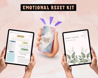 Emotional Reset Kit: Daily Mental Health Tracker (Digital Download)