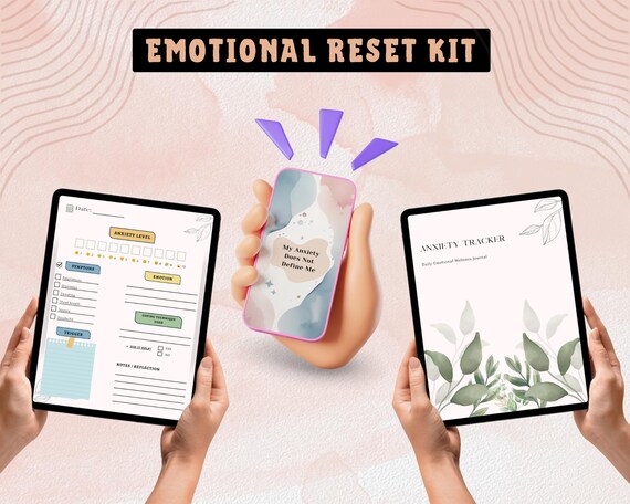 Emotional Reset Kit: Daily Mental Health Tracker (Digital Download)