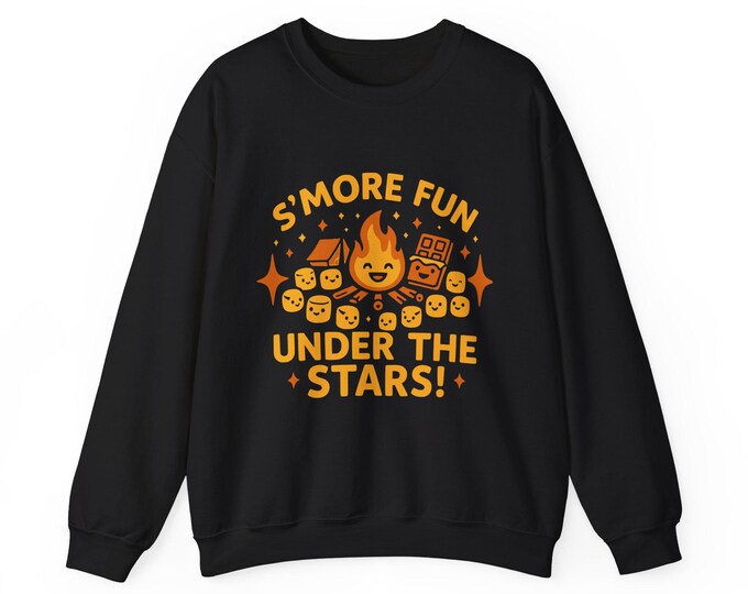 Cozy Campfire Sweatshirt: S'mores Camping Crewneck