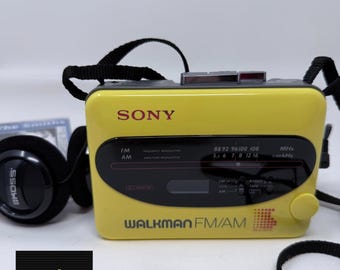 Vintage Sony Sports Walkman WM-SXF44 Cassette AM/FM Mega Bass