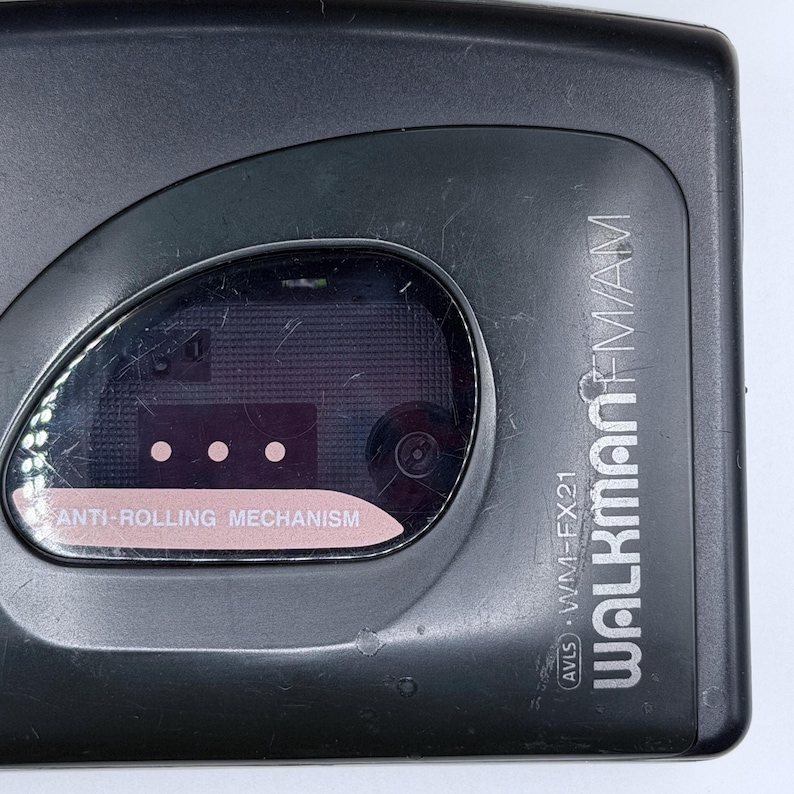 Fantastic 1993 Sony WM-FX21 Cassette Walkman; Fully Restored: Free Cassette + Headphones image 3