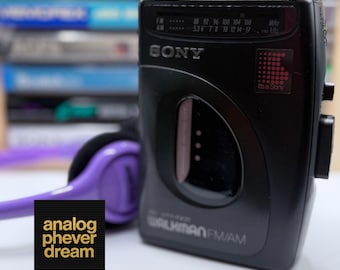 Fantastique baladeur à cassette Sony WM-FX21 1993 ; Entièrement restauré : cassette gratuite + écouteurs