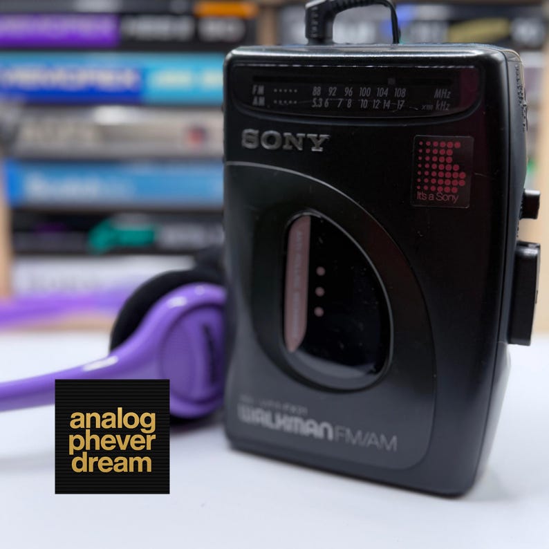 Fantastic 1993 Sony WM-FX21 Cassette Walkman; Fully Restored: Free Cassette + Headphones image 1