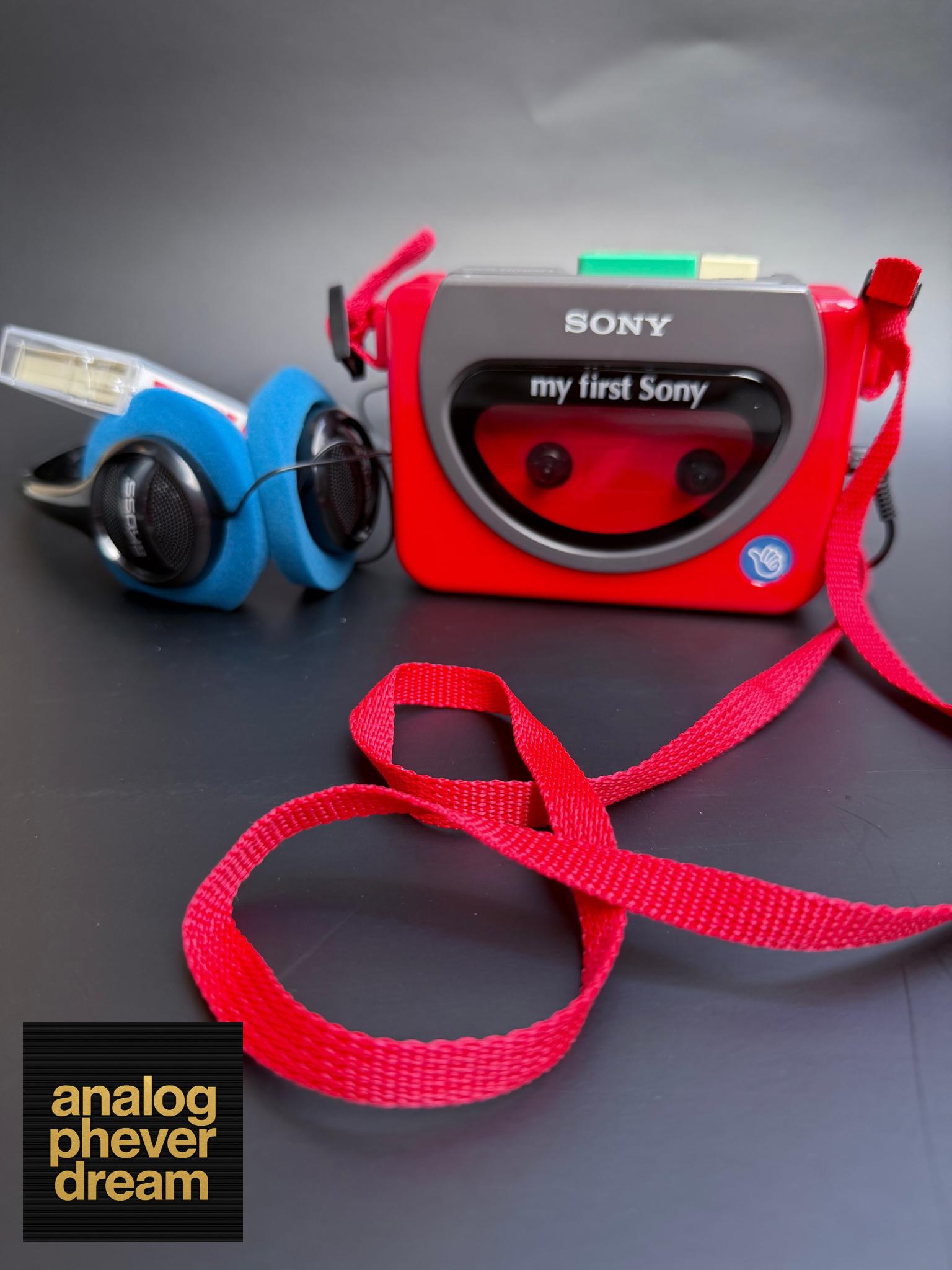 Pristine 1988 Sony WM-3000 “my First Sony” Cassette Walkman; Fully