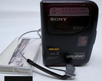Sony Sports Walkman SRF-M50 FM Stereo Headset Headphone Receiver