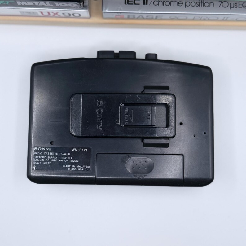Fantastic 1993 Sony WM-FX21 Cassette Walkman; Fully Restored: Free Cassette + Headphones image 10