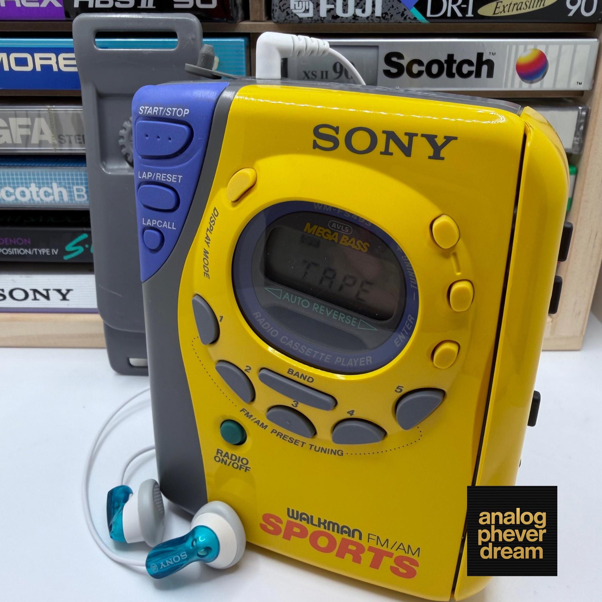 Yellow sony walkman - Etsy 日本