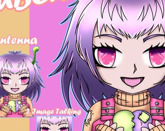 Sherbet PNGTuber! CUTE! Hand drawn PNG Streaming! Veadotube! Twitch! Chibi Anime