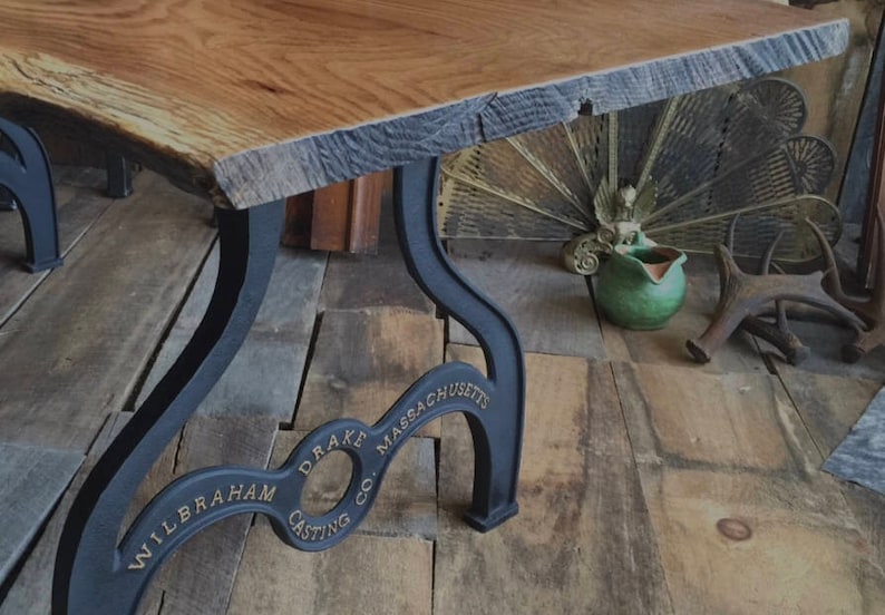 1 Set Cast Iron Table Legs for Industrial Tables Etsy