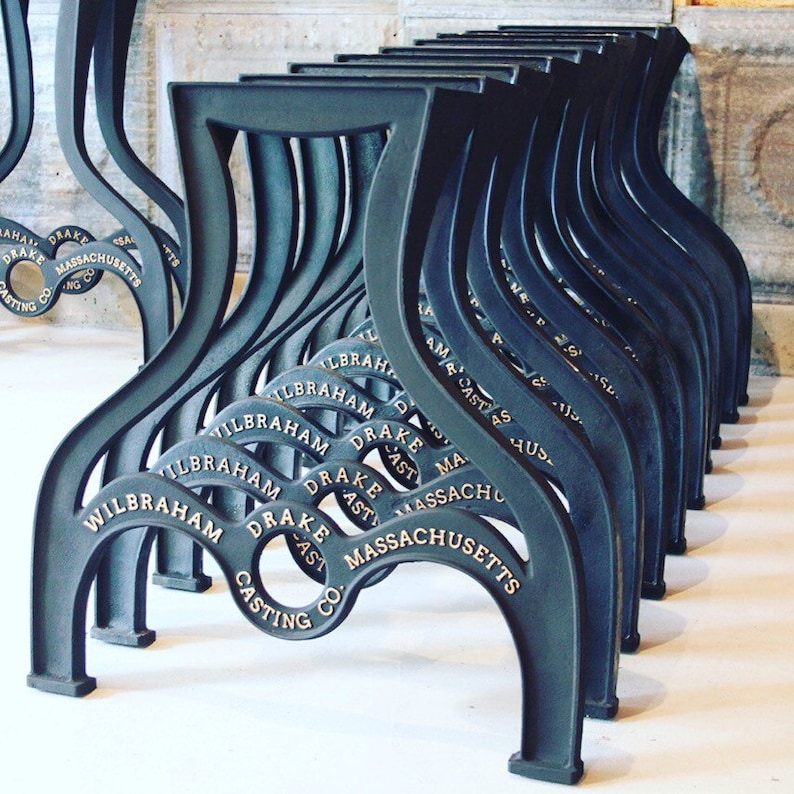 1 Set Cast Iron Table Legs for Industrial Tables Etsy