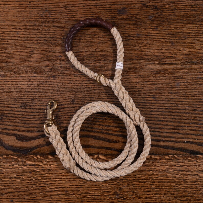 Nautical Dog Leash Rope Dog Leash Handmade Fair Leads Etsy