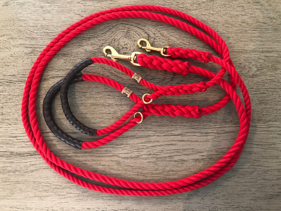 Marine Grade Rope Dog Leash Nautical Dog Leash Handmade in Etsy