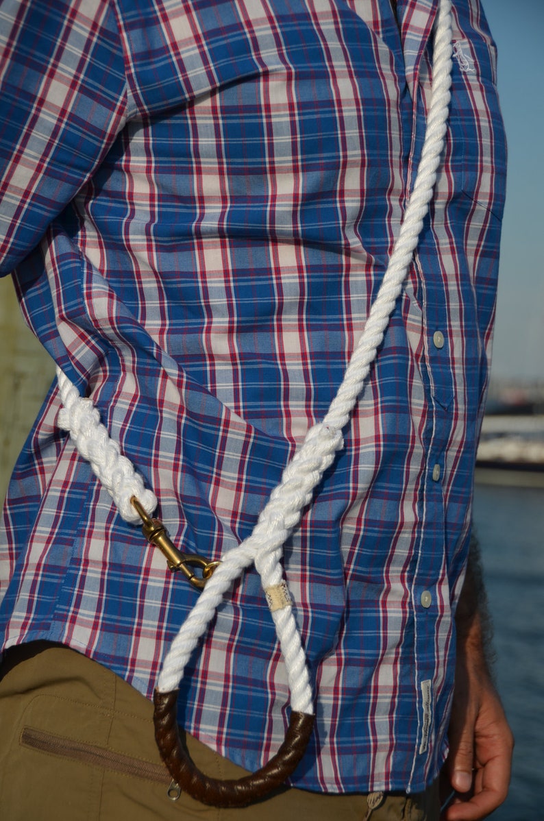 Marine Grade Rope Dog Leash Nautical Dog Leash Handmade in Etsy