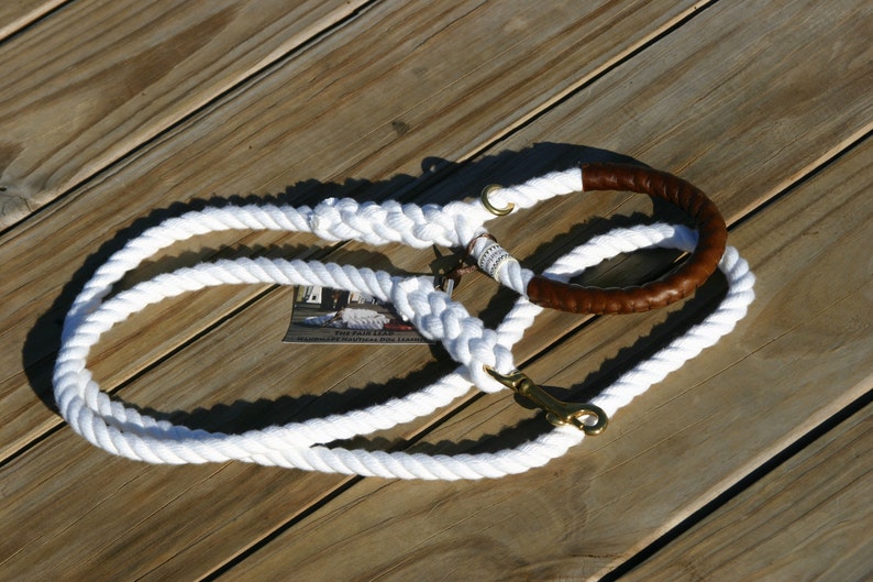 Marine Grade Rope Dog Leash Nautical Dog Leash Handmade in Etsy