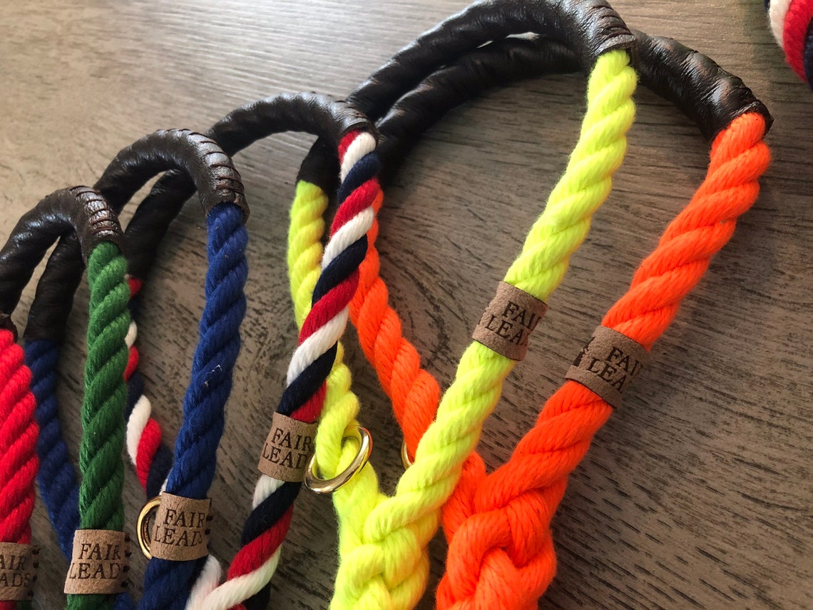 Marine Grade Rope Dog Leash Nautical Dog Leash Handmade in Etsy