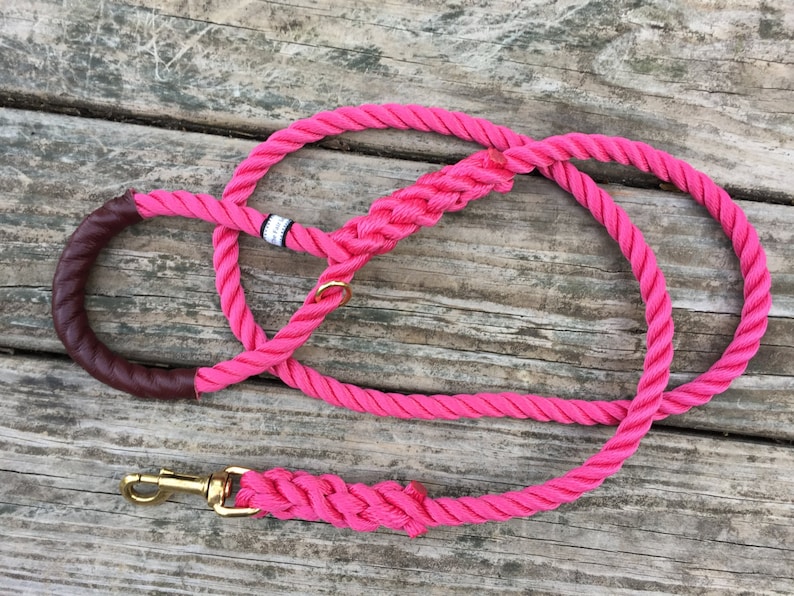 Nautical Dog Leash Rope Dog Leash Handmade Fair Leads Etsy