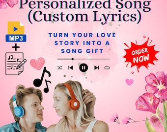Gepersonaliseerd cadeau jubileumnummer: aangepaste songteksten en muziek (digitale mp3-download, pdf-tekstblad)