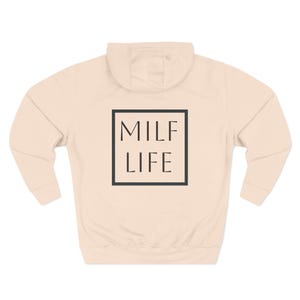 Funny Mom Three-Panel Fleece Hoodie, Cozy Mom Hoodie, Mom Life Sweatshirt, Mother&#39;s Day Gift, Mom Birthday Present, Mom Apparel for Relaxing
