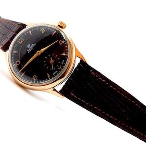 Watch ROLEX Marconi, Rolex Vintage, Case Gold Plated, 37mm, 1950c, Gift Birthday, Gift Anniversary, Watch Unisex, Watch Working, Watch Gift
