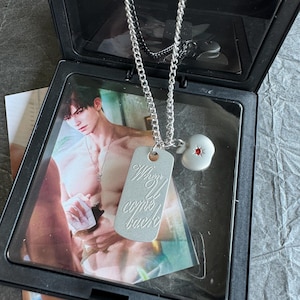 Caleb Necklace Fine Accessories,夏以昼,Love and Deepspace Caleb When U Come Back Pendant,Valentine&#39;s Day gift,High quality