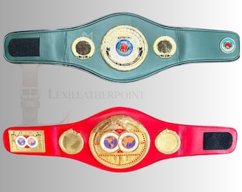 IBFキッズボクシングチャンピオンベルトレプリカ｜ゴールドレッド