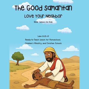 Lección bíblica del Buen Samaritano: Actividades para niños en la escuela dominical (PDF imprimible)