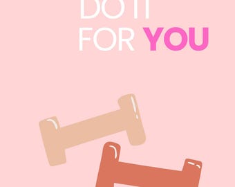 Gym motivation for the ultimate gym girlies, Wall art for home gym, Motivational posters for women, gift for women, Aesthetic gym motivation