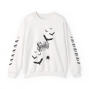 Spooky Bats Sweatshirt: Halloween Gothic Crewneck Pullover