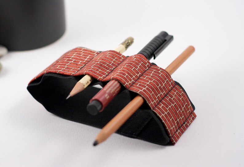 Journal Bandolier // brickhouse // a better pencil case, journal pen holder, book strap, pen loop, pencil roll, pen bandolier image 4