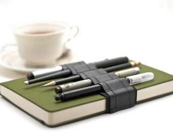 Journal Bandolier // Vertigreen // a Better Pencil Case, Journal