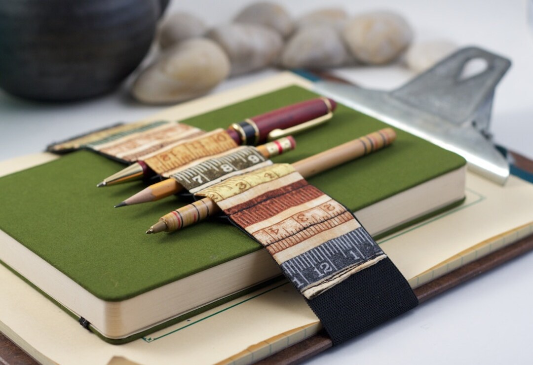 Journal Bandolier Large // Earth Tone Ruler // (a Better Pencil Case ...