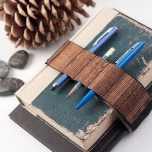 Adjustable Bandolier / pencil case upgrade / wood grain