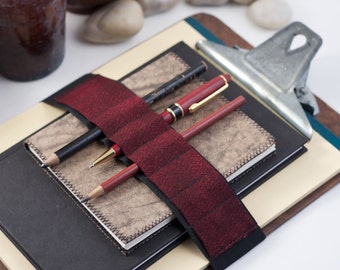 Large Journal Bandolier - red speckles